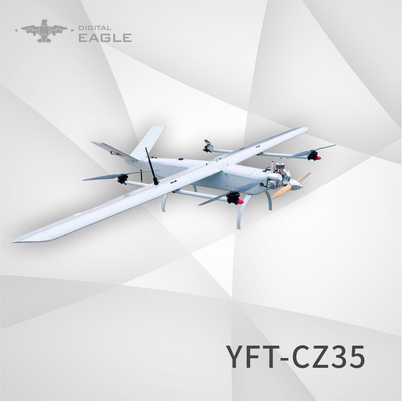Hybrid Engine VTOL Fixed Wing UAV/Drone