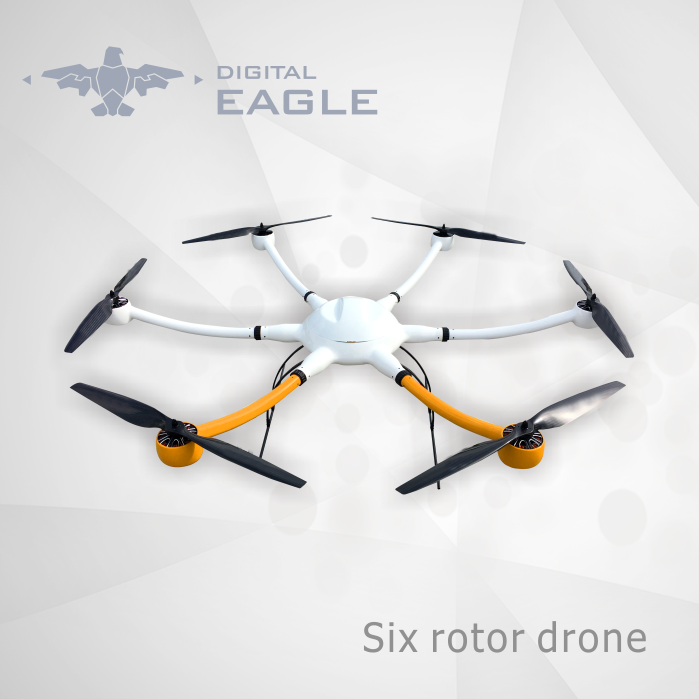 Six Rotor Drone Frame DE61200